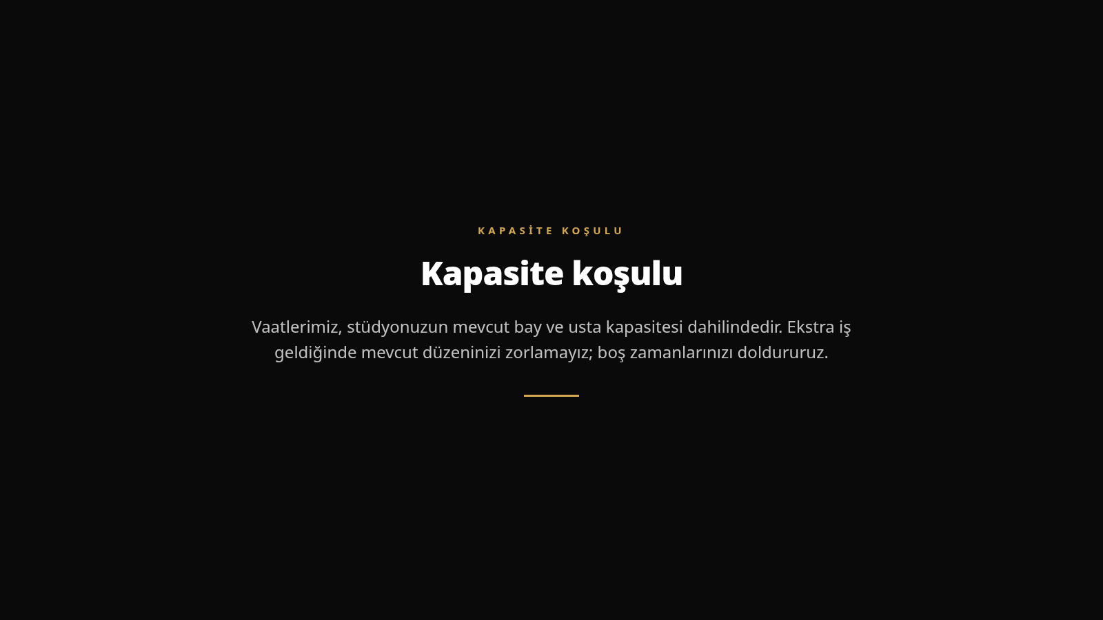 Kapasite taahhüdü